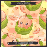 JUICY #1 PEACHY Seamless Files + Matching PNGs
