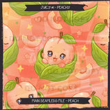 JUICY #1 PEACHY Seamless Files + Matching PNGs
