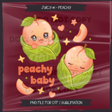JUICY #1 PEACHY Seamless Files + Matching PNGs