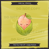 JUICY #1 PEACHY Seamless Files + Matching PNGs