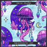 JUICY #2 JELLYFISH Seamless Files + Matching PNGs