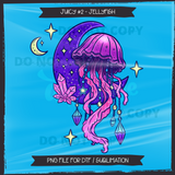 JUICY #2 JELLYFISH Seamless Files + Matching PNGs