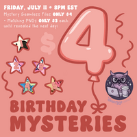 $4 Birthday Mysteries Seamless Files + PNGs ✨REVEALED✨