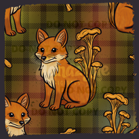 Enchanted Critters Chanterelle Fox Seamless File