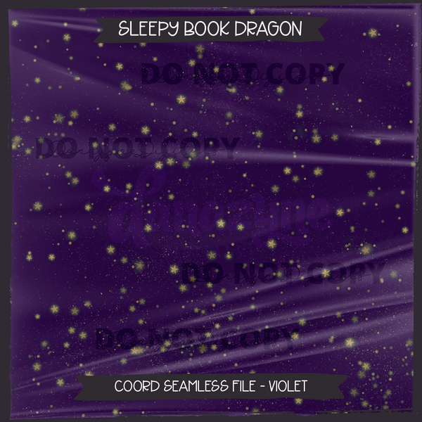COORD Sleepy Book Dragon Seamless