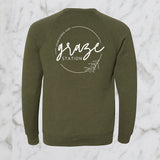 Graze Stand Pocket Logo Crewneck - Adult Unisex